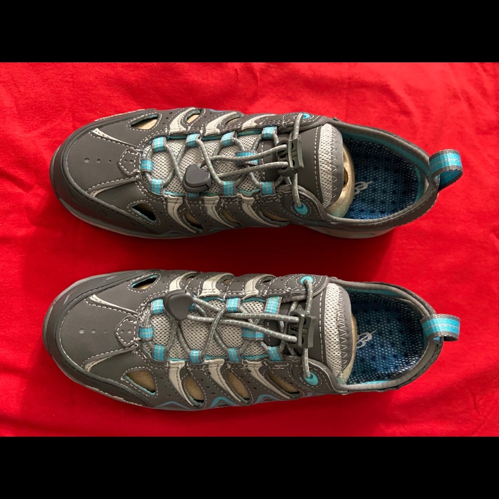Women's Eddie Bauer Stine Amphib Chrome/Turquoise